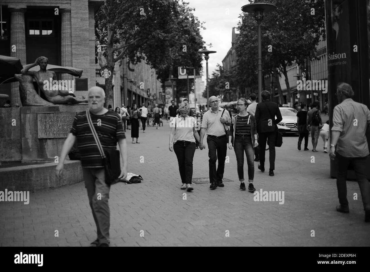 Rues à Hambourg, Allemagne Banque D'Images