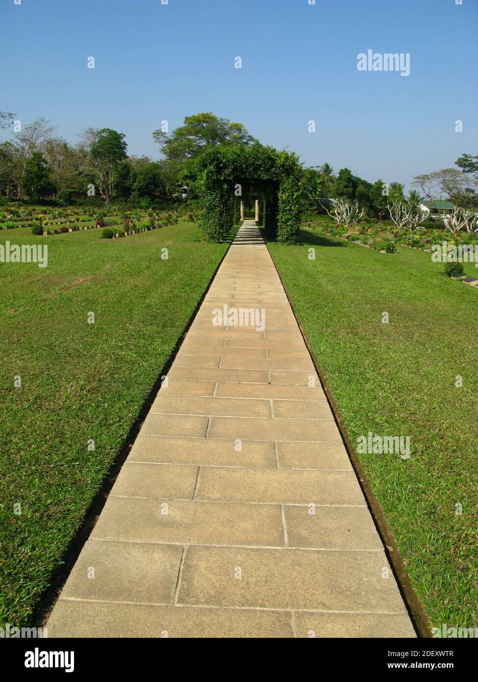 Le cimetière de Taukkyan dans la ville de Bago, au Myanmar Banque D'Images