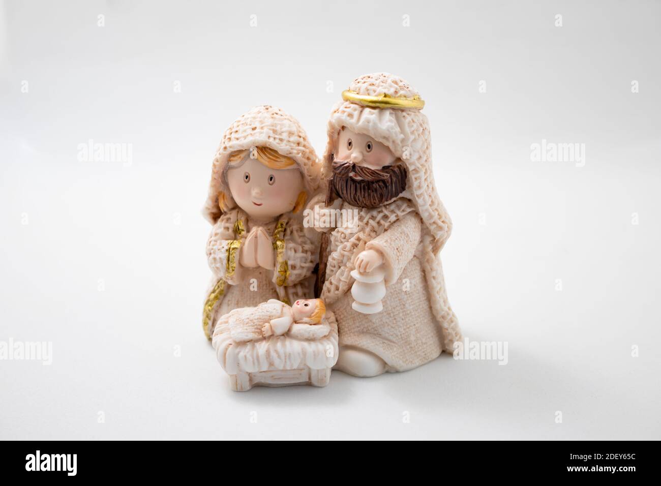 Crèche de noël avec un bébé Banque de photographies et d’images à haute résolution - Alamy