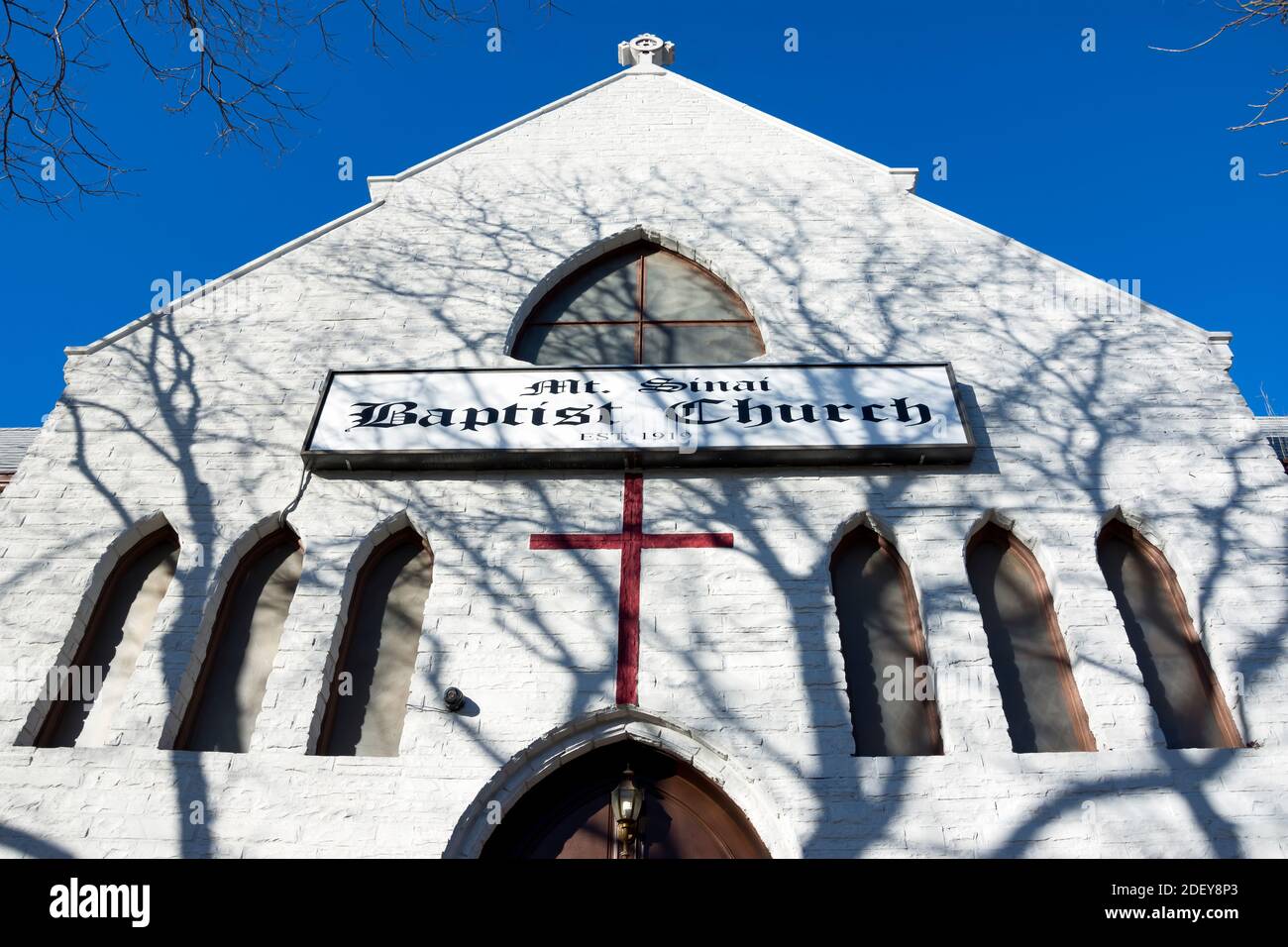 Mt. Sinai Baptist Church à Brooklyn, New York City, NY, États-Unis Banque D'Images