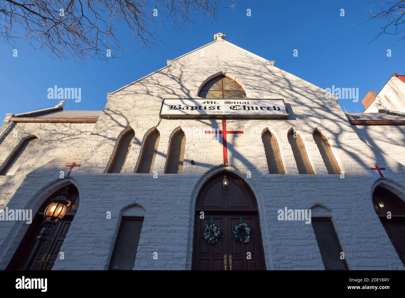 Mt. Sinai Baptist Church à Brooklyn, New York City, NY, États-Unis Banque D'Images