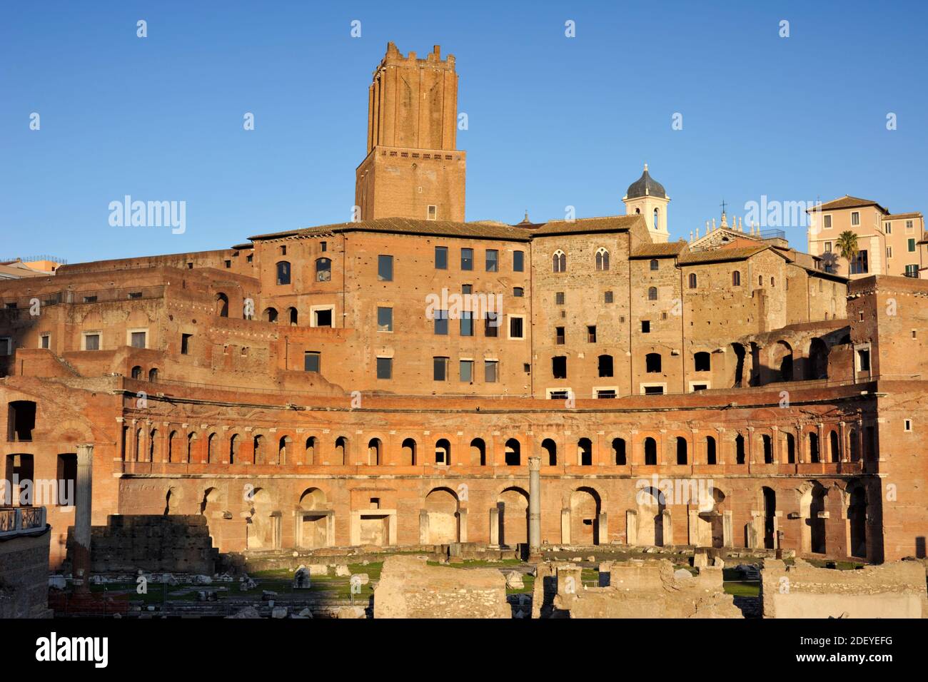 Marchés de Trajan, Rome, Italie Banque D'Images