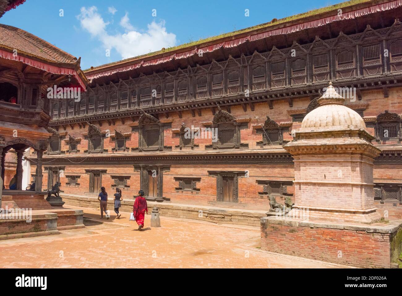 55 Windows Palace à Bhaktapur Durbar Square, site classé au patrimoine mondial de l'UNESCO, Bhaktapur, Népal Banque D'Images