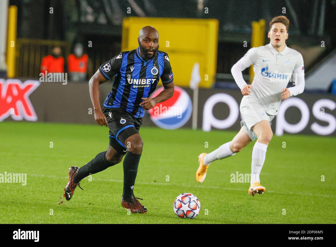 Eder Balanta du Club photographié lors d'un match de football entre le Club belge Brugge KV et le FC russe Zenit Saint-Pétersbourg, mercredi 02 décembre 2020 à Banque D'Images