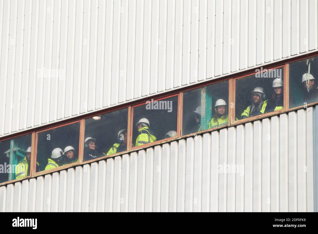 Le premier réacteur de la plus ancienne centrale nucléaire française de Fessenheim sera fermé le samedi 22 février 2020 ------- Dossier - vue de la centrale nucléaire de Fessenheim, dans l'est de la France, le 9 février 2012. Photo de Jean-François Badias/ABACAPRESS.COM Banque D'Images