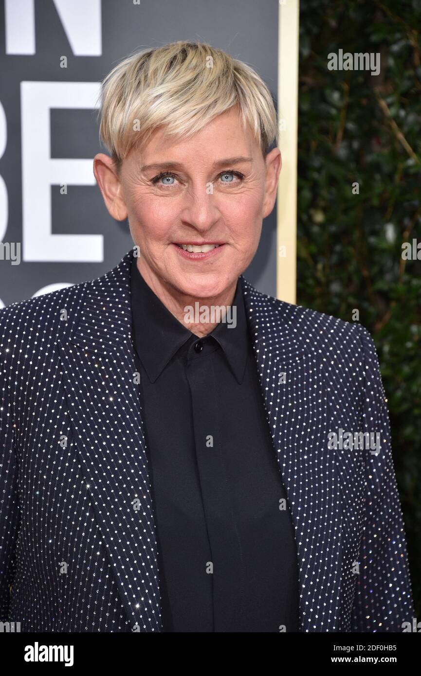 Ellen DeGeneres assiste au 77e Golden Globe Awards au Beverly Hilton, Los Angeles, CA, USA le 5 janvier 2020. Photo de Lionel Hahn/ABACAPRESS.COM Banque D'Images