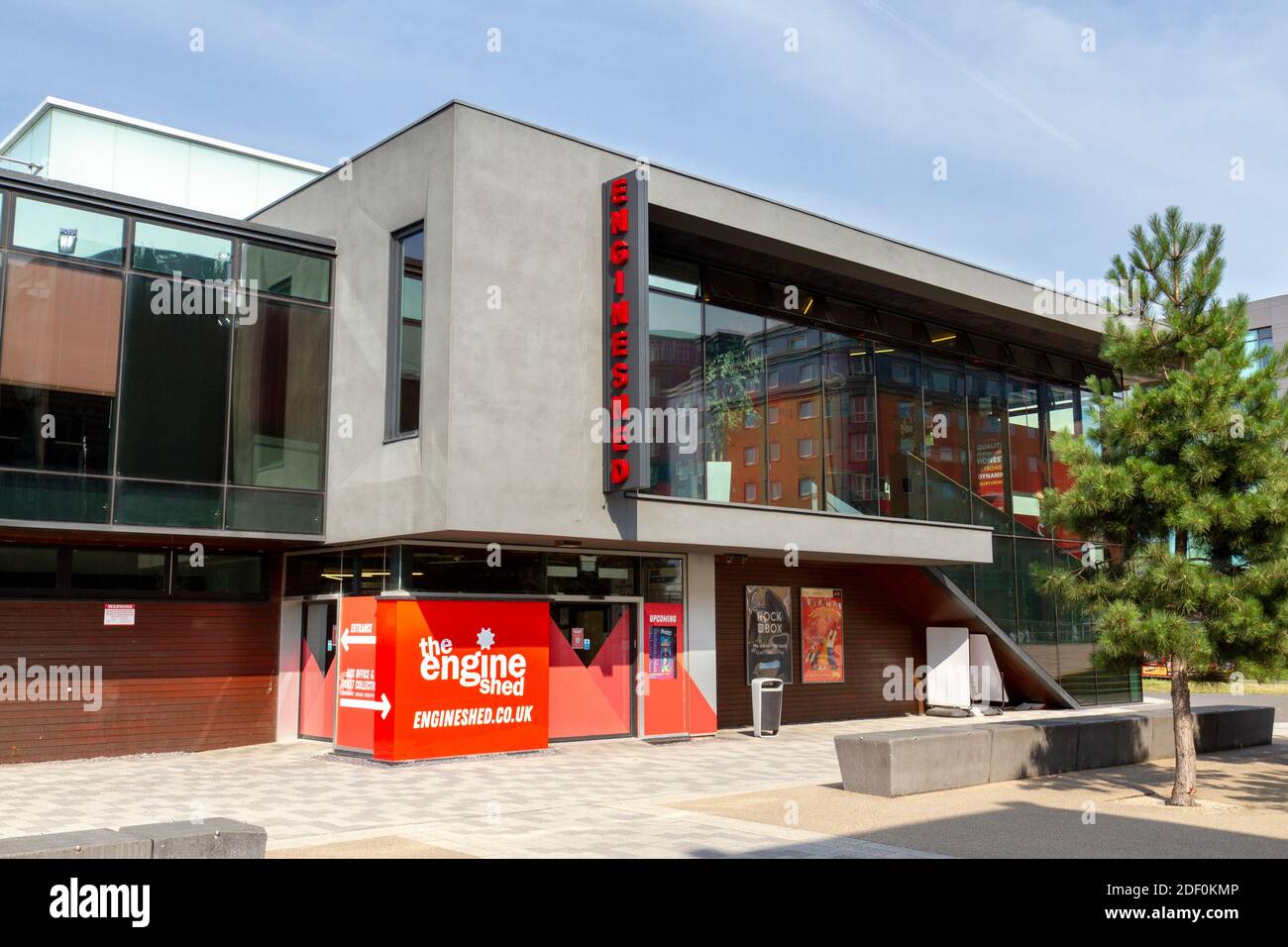 The Engine Shed, Students Union Building, Lincoln University, Brayford Pool, Lincoln, Lincolnshire, Royaume-Uni. Banque D'Images