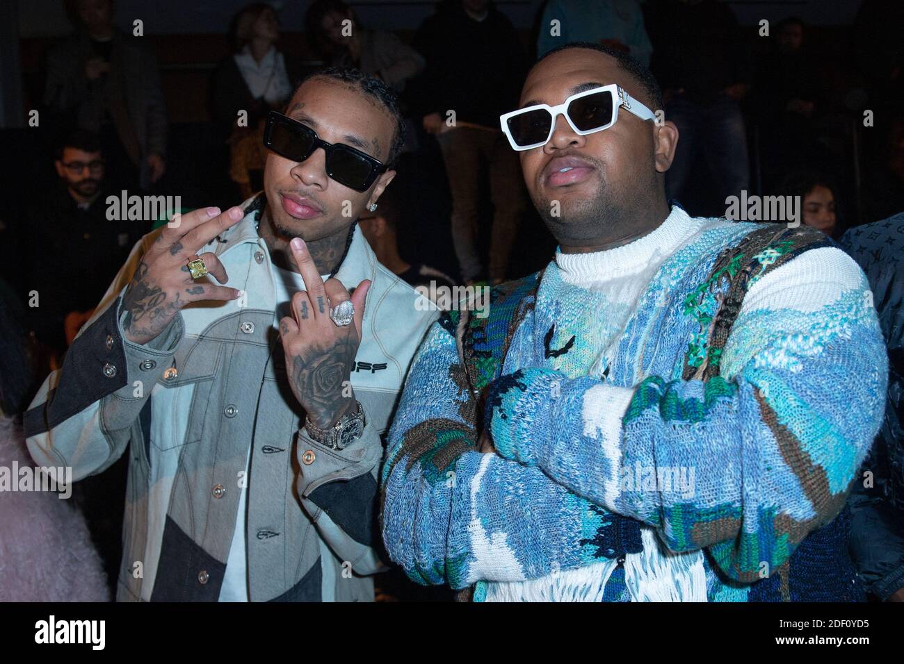 Tyga Et Mustard Assistent Au Spectacle Off White Pour Hommes Automne Hiver 2020 2021 Dans Le Cadre De La Semaine De La Mode A Paris France Le 15 Janvier 2020 Photo D Aurore Marechal Abacapress Com Photo