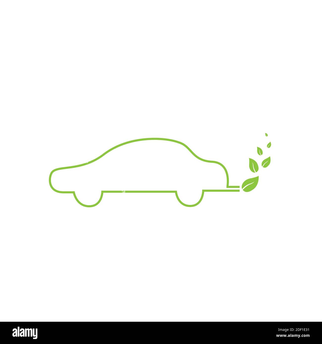 L'icône de voiture électrique Illustration de Vecteur