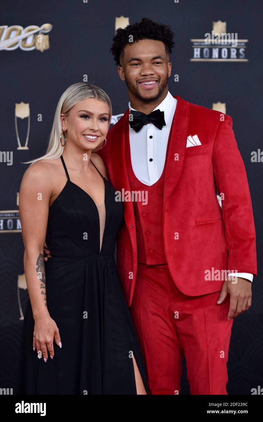 Le 01 février 2020, Kyler Murray participe à la 9e édition annuelle des prix de la NFL au Adrienne Arsht Centre, à Miami, en Floride. Photo de Lionel Hahn/ABACAPRESS.COM Banque D'Images