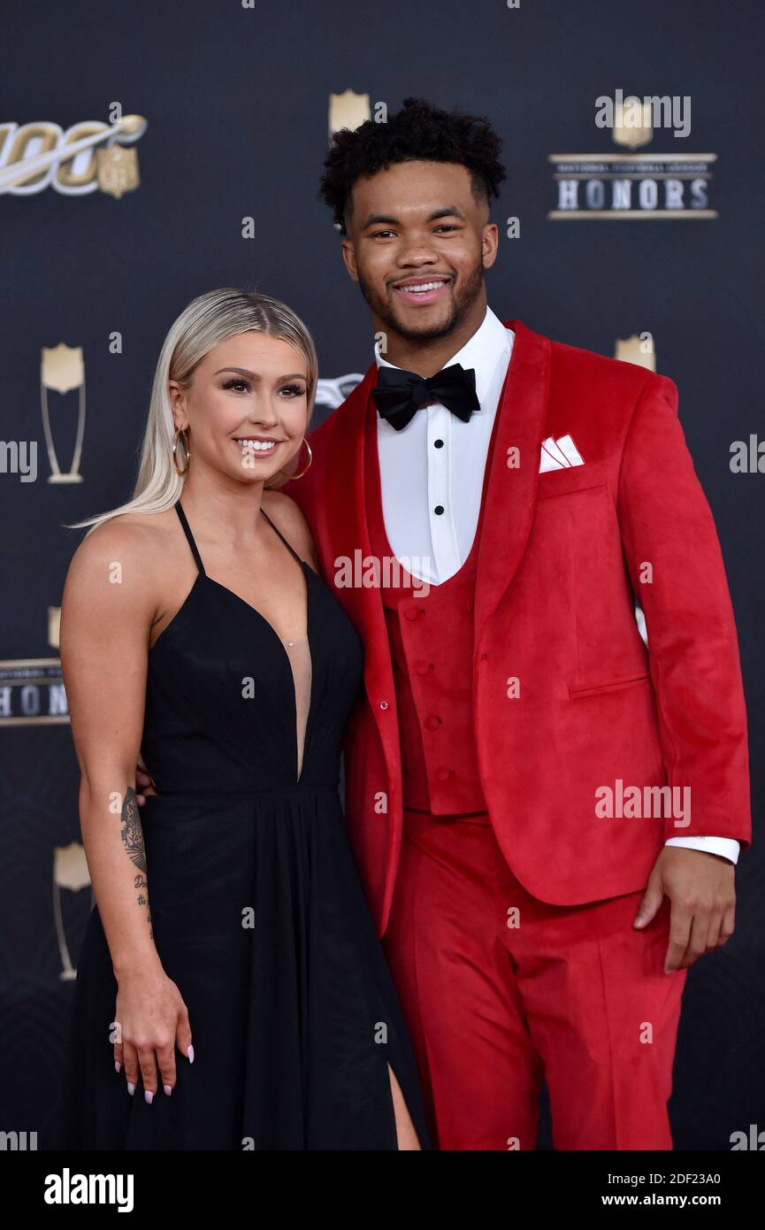 Le 01 février 2020, Kyler Murray participe à la 9e édition annuelle des prix de la NFL au Adrienne Arsht Centre, à Miami, en Floride. Photo de Lionel Hahn/ABACAPRESS.COM Banque D'Images