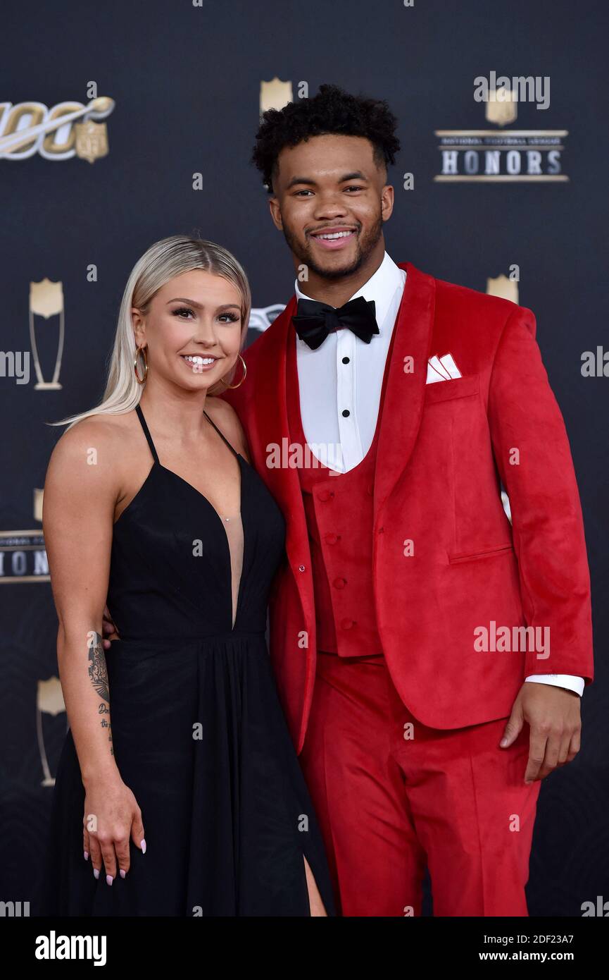 Le 01 février 2020, Kyler Murray participe à la 9e édition annuelle des prix de la NFL au Adrienne Arsht Centre, à Miami, en Floride. Photo de Lionel Hahn/ABACAPRESS.COM Banque D'Images