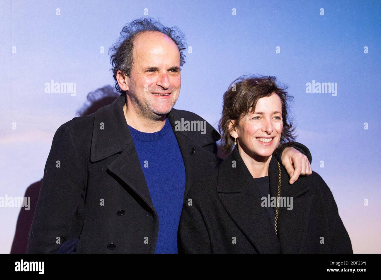 Lionel Abelanski et son épouse Nathalie Levy-Lang assistent à la première  du film « le Prince oubliée » à Paris au Grand Rex à Paris le 02 février  2020. Photo de Nasser