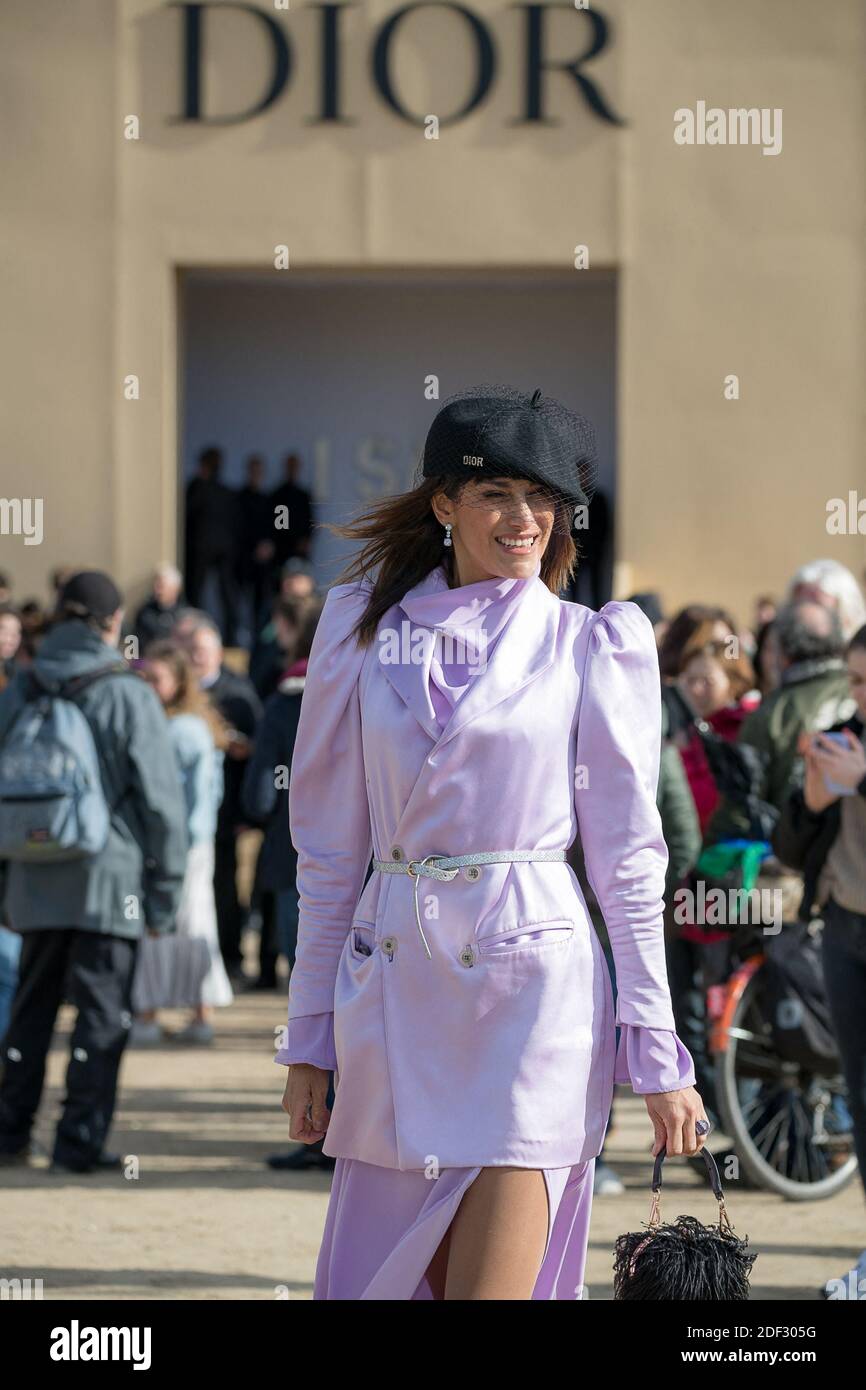 Abbie Madame France 2019 assister au salon Christian Dior dans le cadre de  la semaine de la mode de Paris vêtements pour femmes automne/hiver  2020/2021, lors de la semaine de la mode