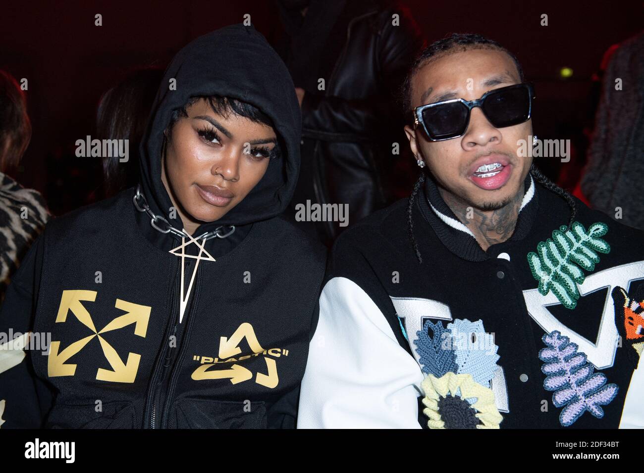 Teyana Taylor Et Tyga Assistent Au Spectacle Off White Dans Le Cadre De La Semaine De La Mode De Paris Vetements Pour Femmes Automne Hiver 2020 2021 A Paris France Le 27 Fevrier 2020