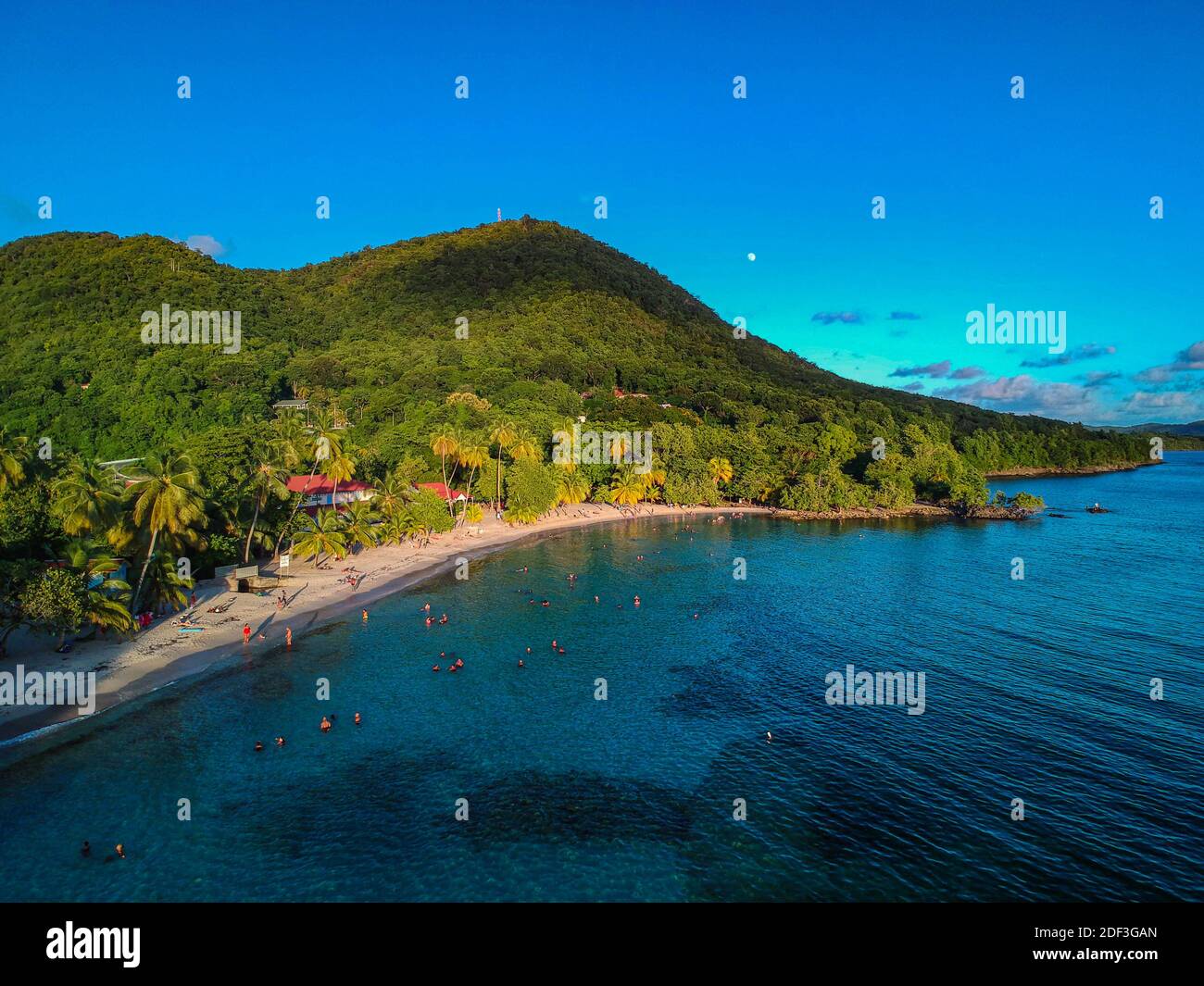 La plage de l'Anse Figuier est située sur la commune de Rivière-Pilote En Martinique Banque D'Images
