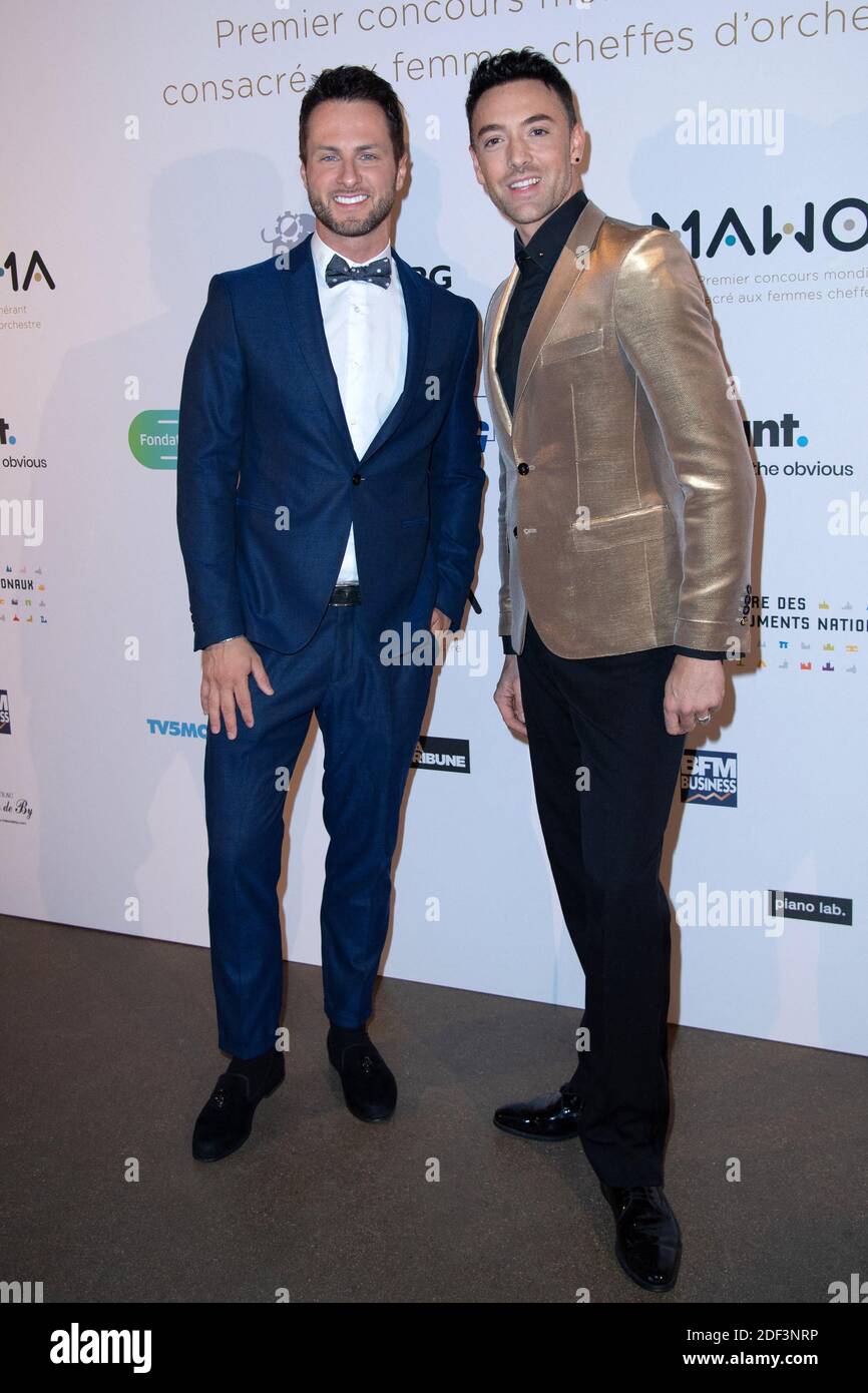 Christian Millette et Maxime Dereymez assistent au Gala Mawoma à la conciergerie de Paris, France, le 09 mars 2020. Photo d'Aurore Marechal/ABACAPRESS.COM Banque D'Images
