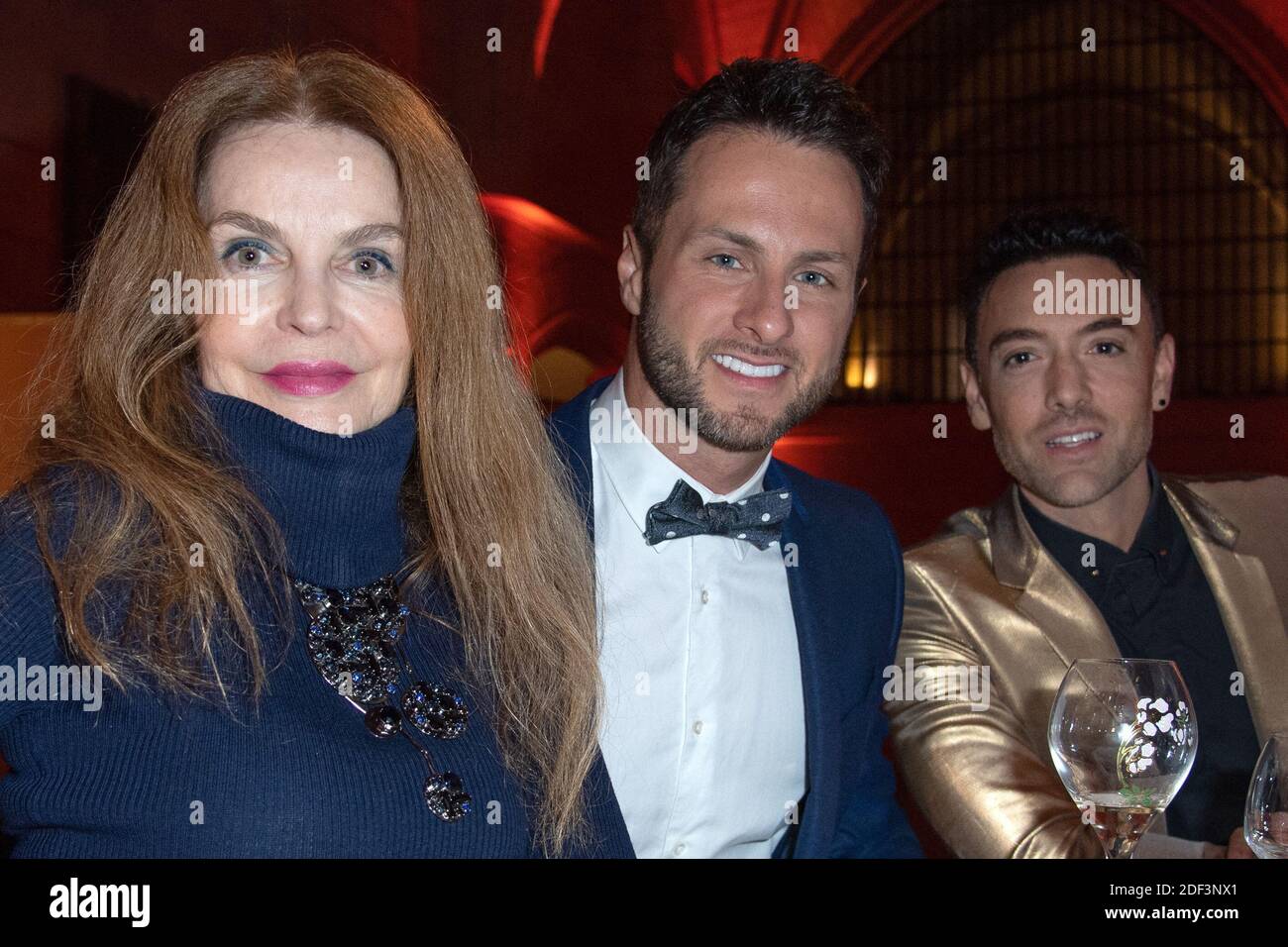 Cyrielle clair, Christian Millette et Maxime Dereymez assistent au Gala Mawoma à la conciergerie de Paris, France, le 09 mars 2020. Photo d'Aurore Marechal/ABACAPRESS.COM Banque D'Images
