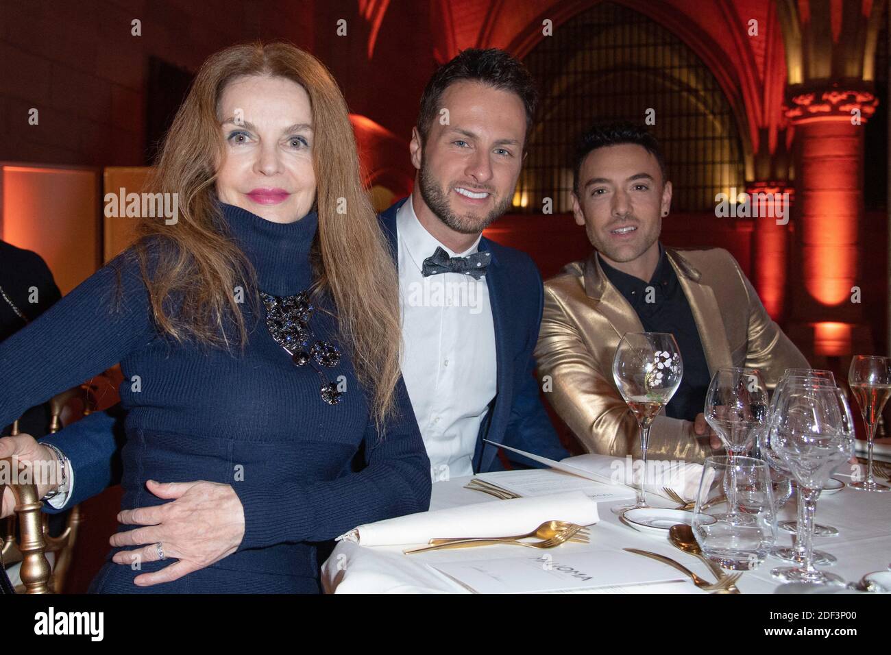 Cyrielle clair, Christian Millette et Maxime Dereymez assistent au Gala Mawoma à la conciergerie de Paris, France, le 09 mars 2020. Photo d'Aurore Marechal/ABACAPRESS.COM Banque D'Images