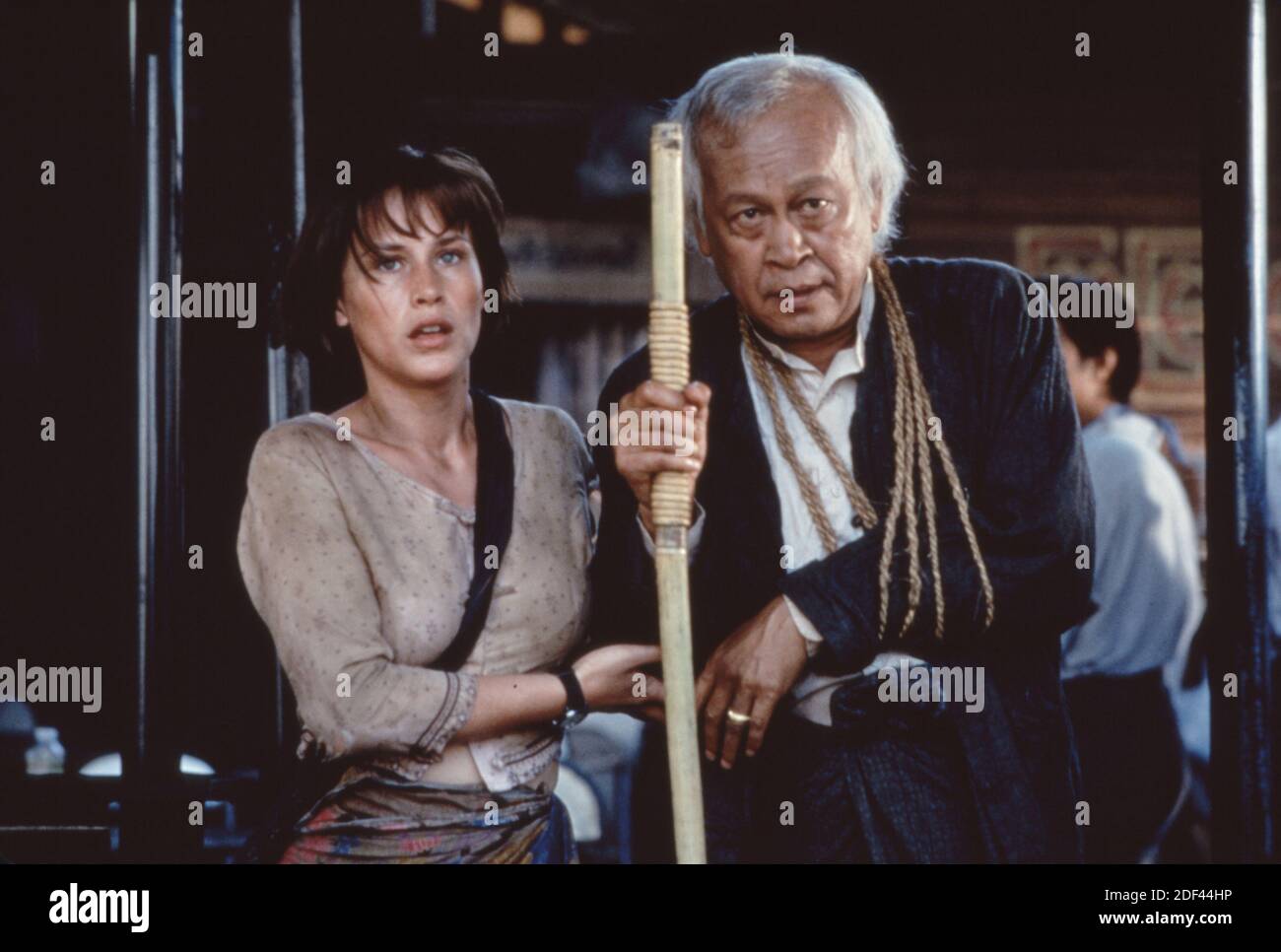 Patricia Arquette et U Aung Ko au-delà de Rangoon Banque D'Images