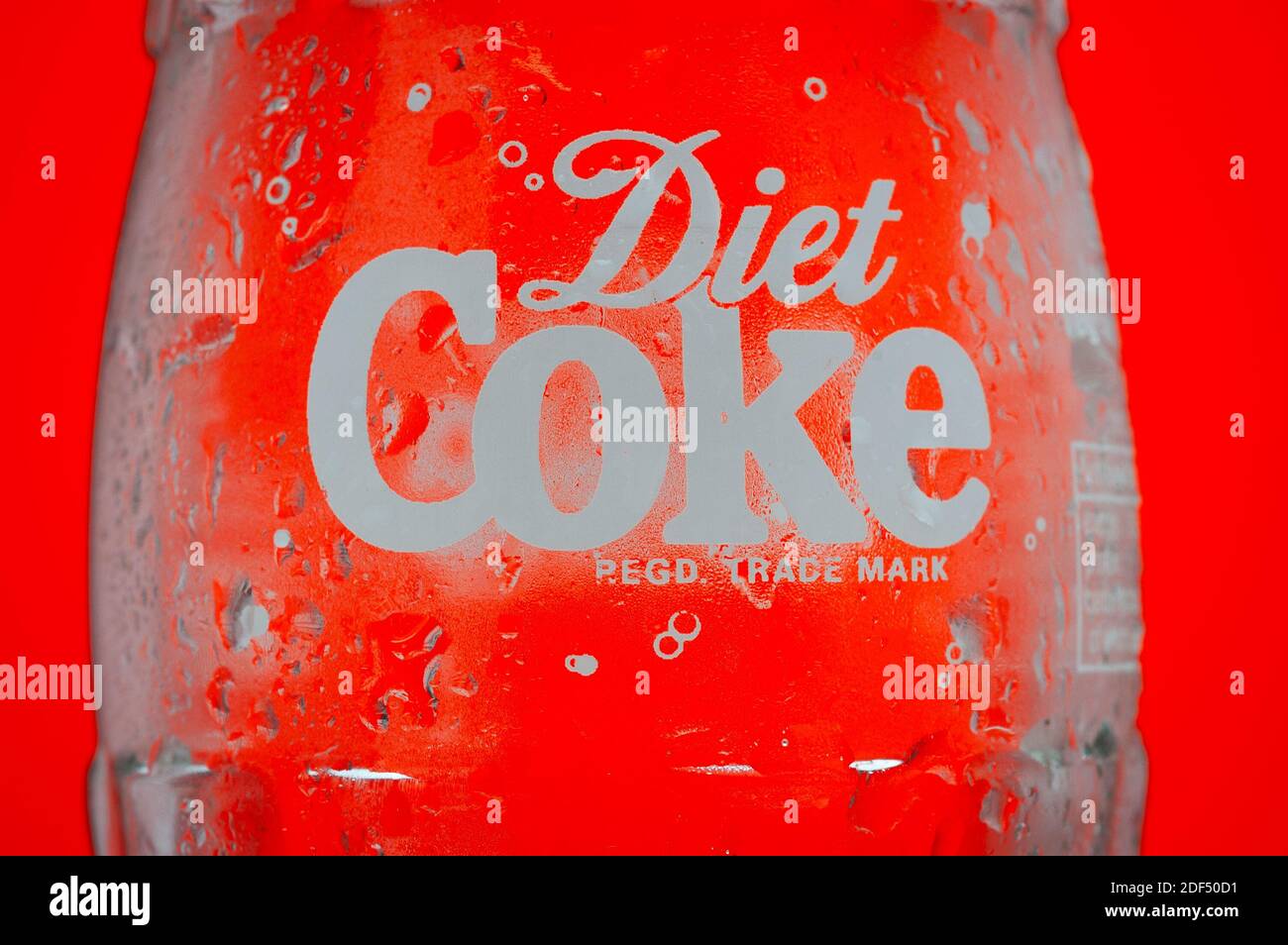 Bottle of Diet Coke, The Coca-Cola Company a été créée pour la première fois en 1892 aux États-Unis. Banque D'Images
