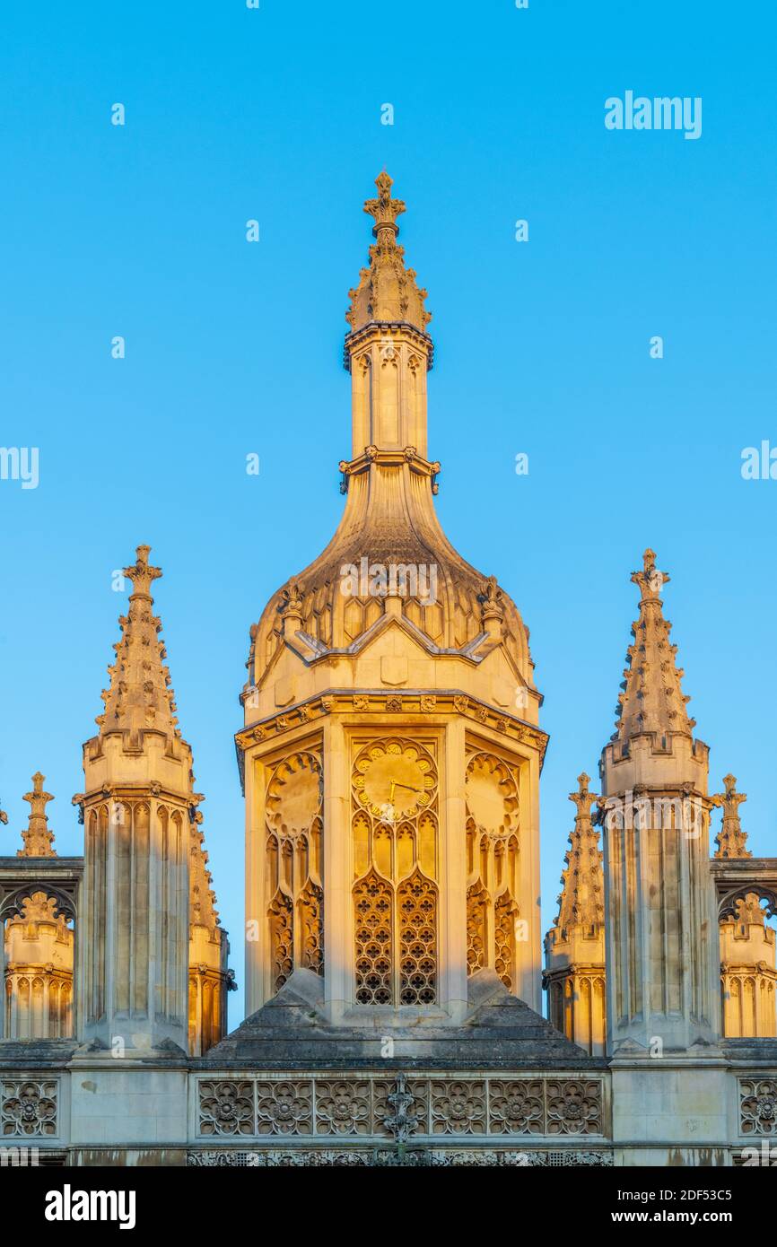 Royaume-Uni, Angleterre, Cambridgeshire, Cambridge, King's Parade, King's College, King's College Porterss' Lodge Banque D'Images