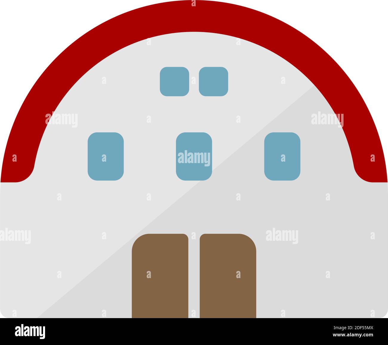 gymnase, illustration d'icône de vecteur de salle Illustration de Vecteur