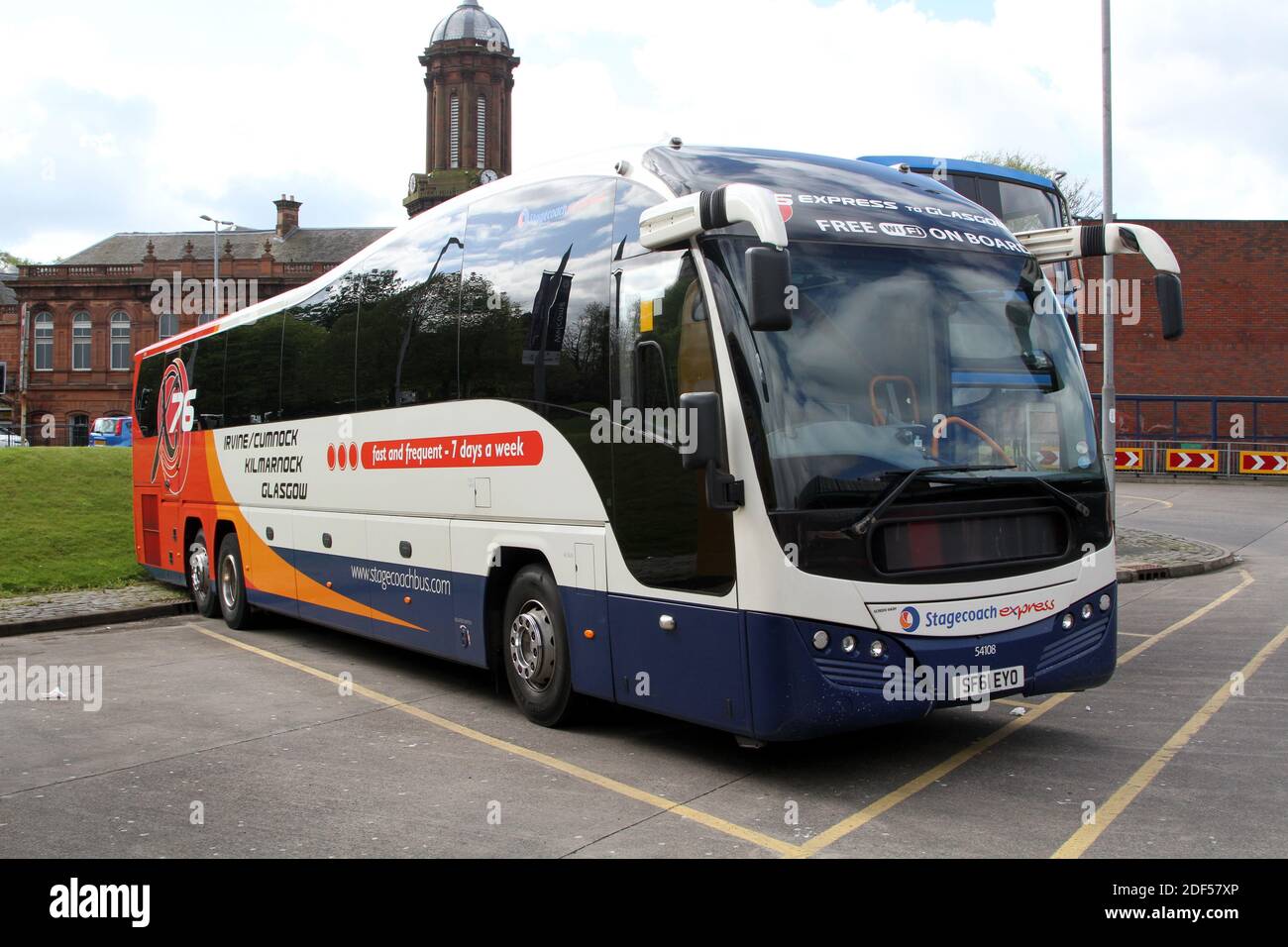 Stagecoach bus comme Kilmarnock, East Ayrshire, Écosse, Royaume-Uni Banque D'Images