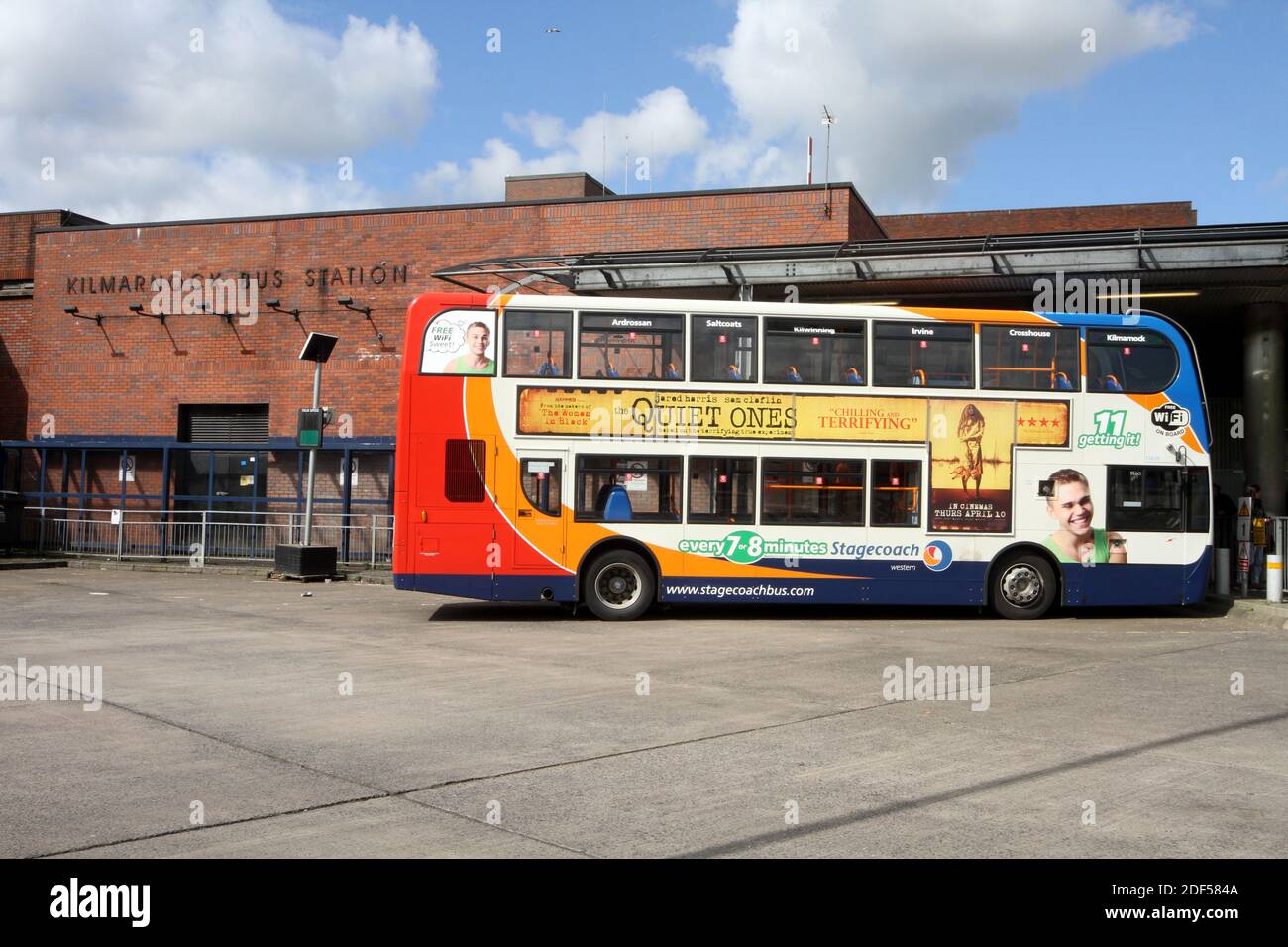 Stagecoach bus comme Kilmarnock, East Ayrshire, Écosse, Royaume-Uni Banque D'Images