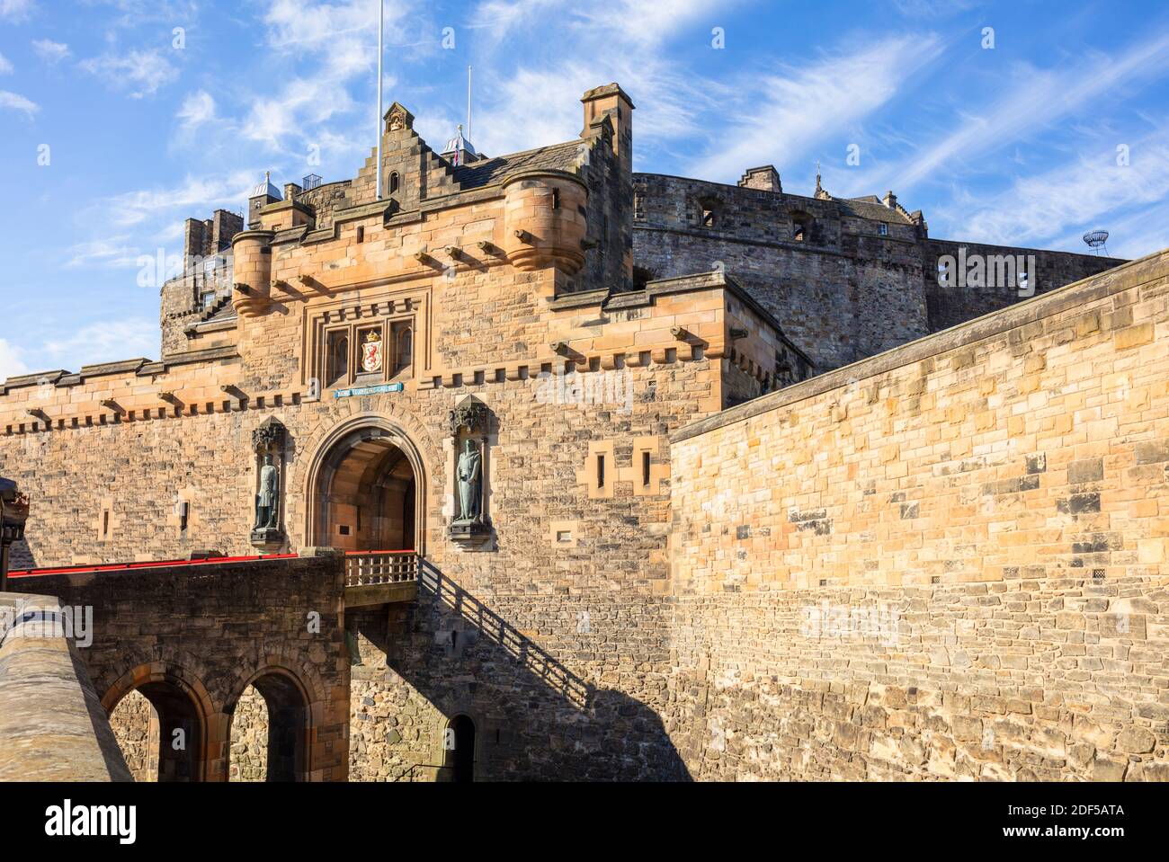 Château d'Édimbourg château d'écosse château d'édimbourg château écossais d'édimbourg Vieille ville Edinburgh Midlothian Ecosse Royaume-Uni GB Europe Banque D'Images