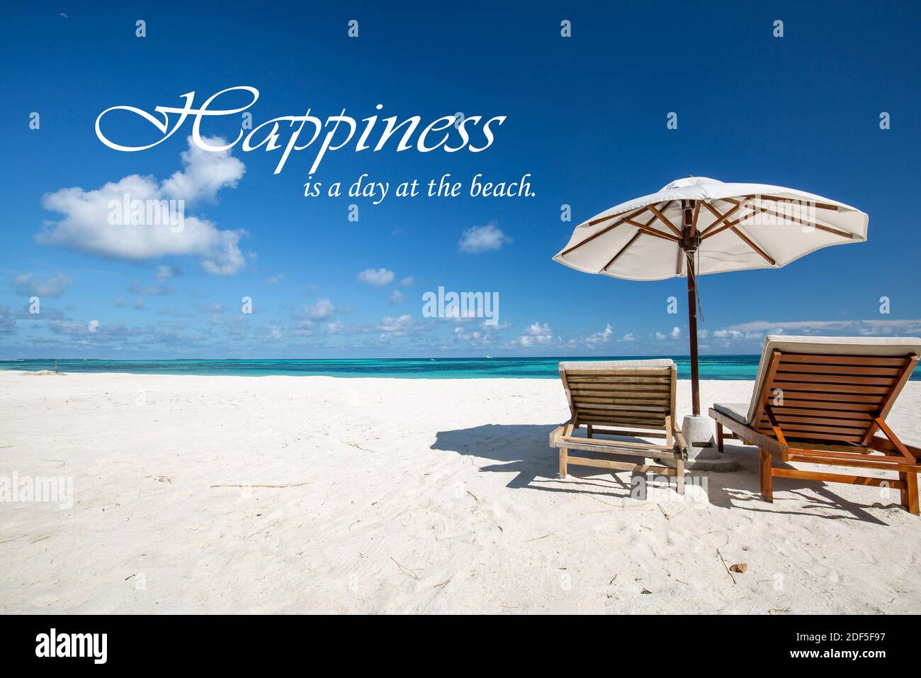 Ciel De Sable De Mer Avec Citation De Plage D Ete Fond D Ecran Des Vacances Avec Palmiers Et Plage Tropicale Citation Positive Vibration Positive Motivationnelle Photo Stock Alamy