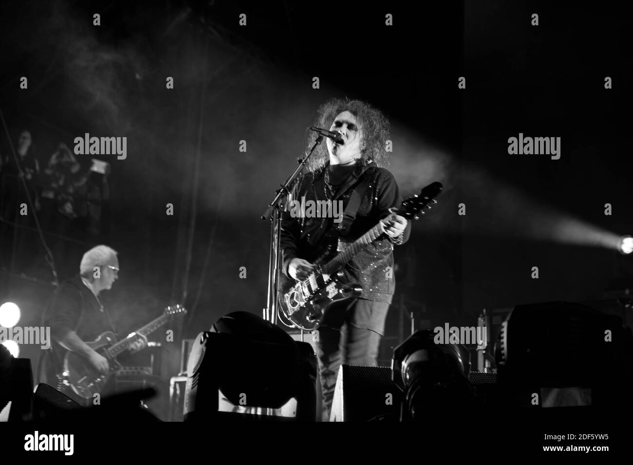 Robert Smith de la Cure à l'expérience Voodoo Banque D'Images