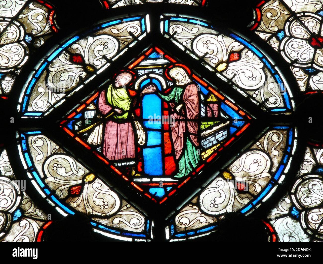 Vitraux De La Sainte Chapelle Paris Banque d'image et photos - Alamy