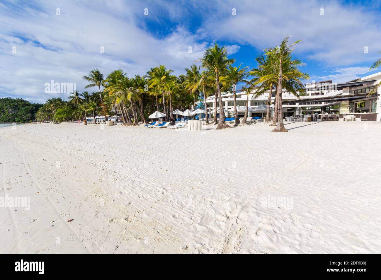 L'hôtel Discovery Shores Resort à Boracay, Philippines Banque D'Images