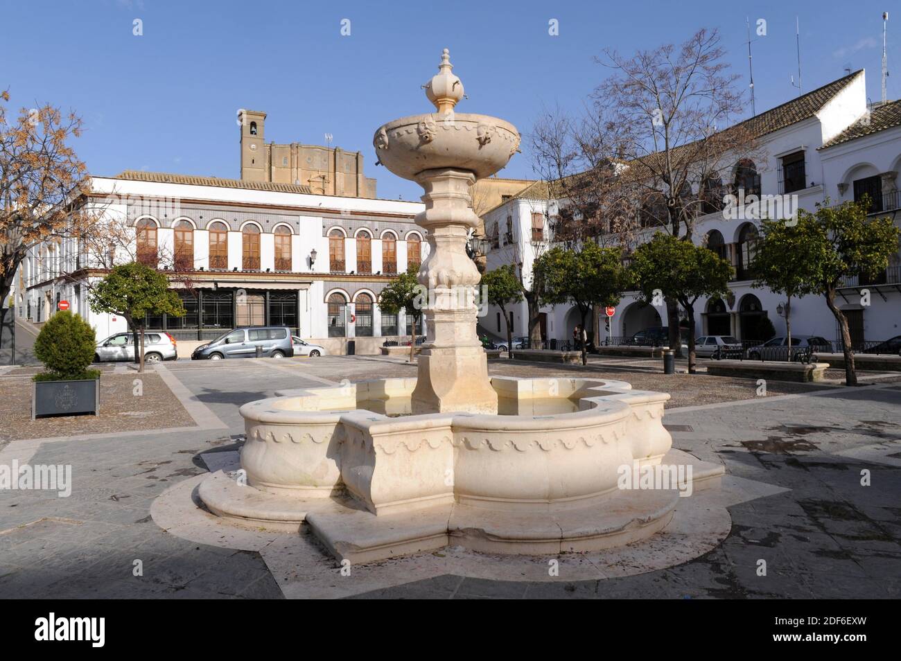 Osuna, Plaza Mayor. Province de Séville, Andalousie, Espagne. Banque D'Images