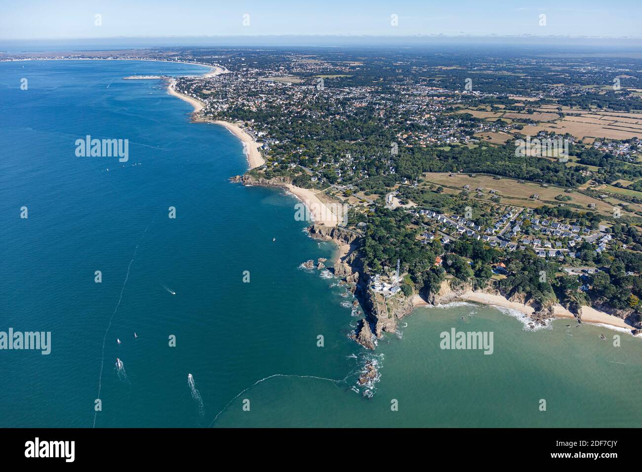 France, Loire Atlantique, Saint Nazaire, la côte de la Pointe de