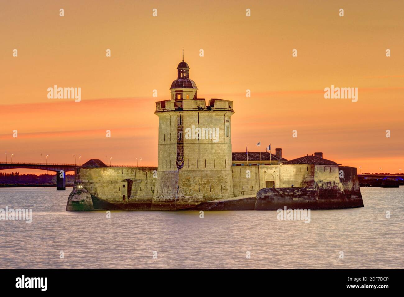 France, Charente-Maritime, Bourcefranc-le-Chapus, fort-Louvois Banque D'Images