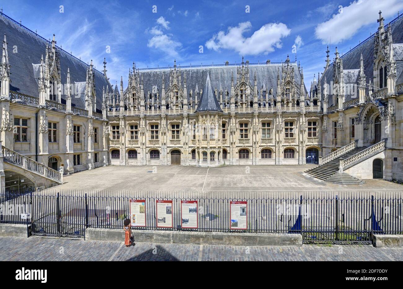 France, Seine-Maritime, Rouen, le palais de justice, ancien Parlement de Normandie Banque D'Images