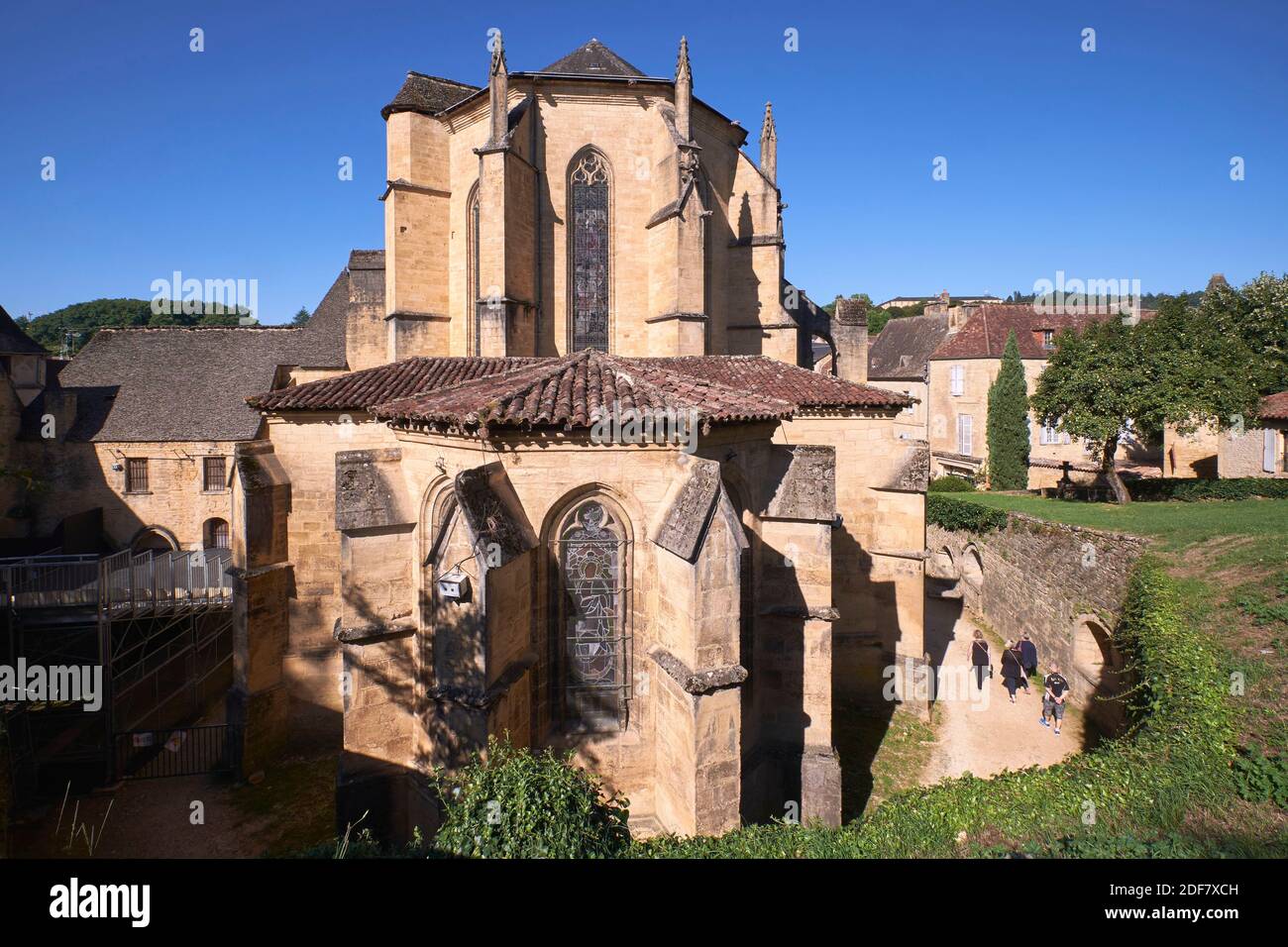 France, Dordogne, Périgord Noir, vallée de la Dordogne, Sarlat la Caneda, cathédrale Saint-Sacerdos Banque D'Images