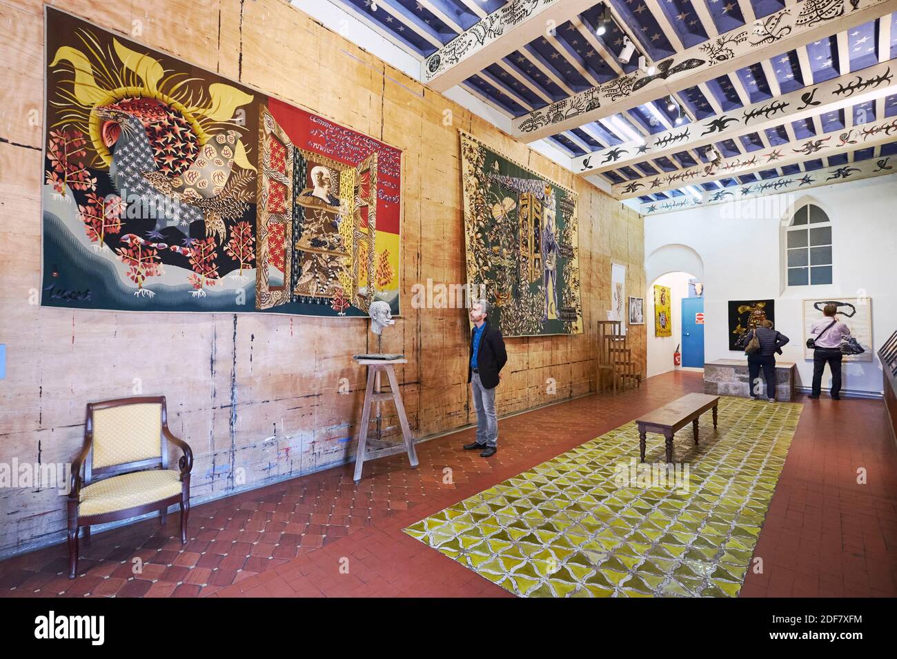 France, Lot, Saint Laurent les Tours, château de Jean Lurcat, peintre  français, céramiste et tapissier, atelier musée Jean Lurcat Photo Stock -  Alamy