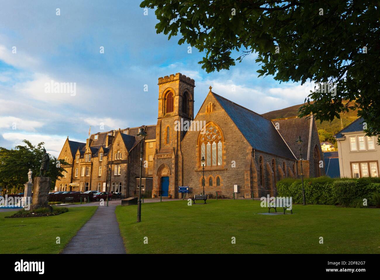 Église paroissiale de Duncansburgh Macintosh, The Parade, Town Park, fort William, Lochaber, Scottish Highlands, Écosse, Royaume-Uni, Europe. Banque D'Images
