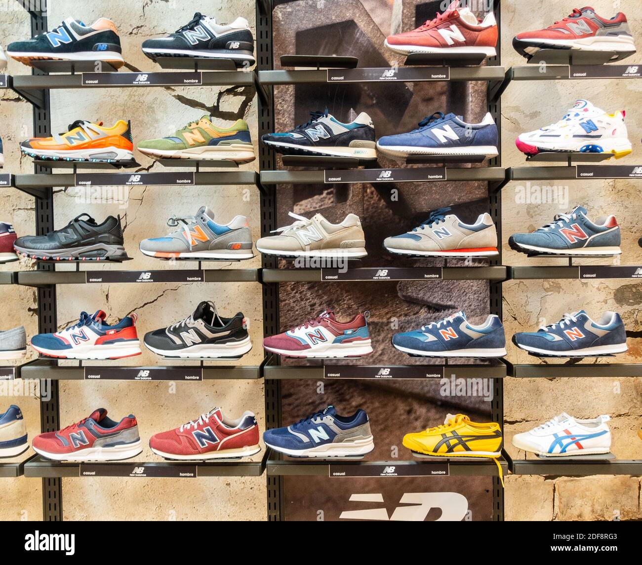 Baskets, chaussures d'entraînement et chaussures New Balance. Banque D'Images