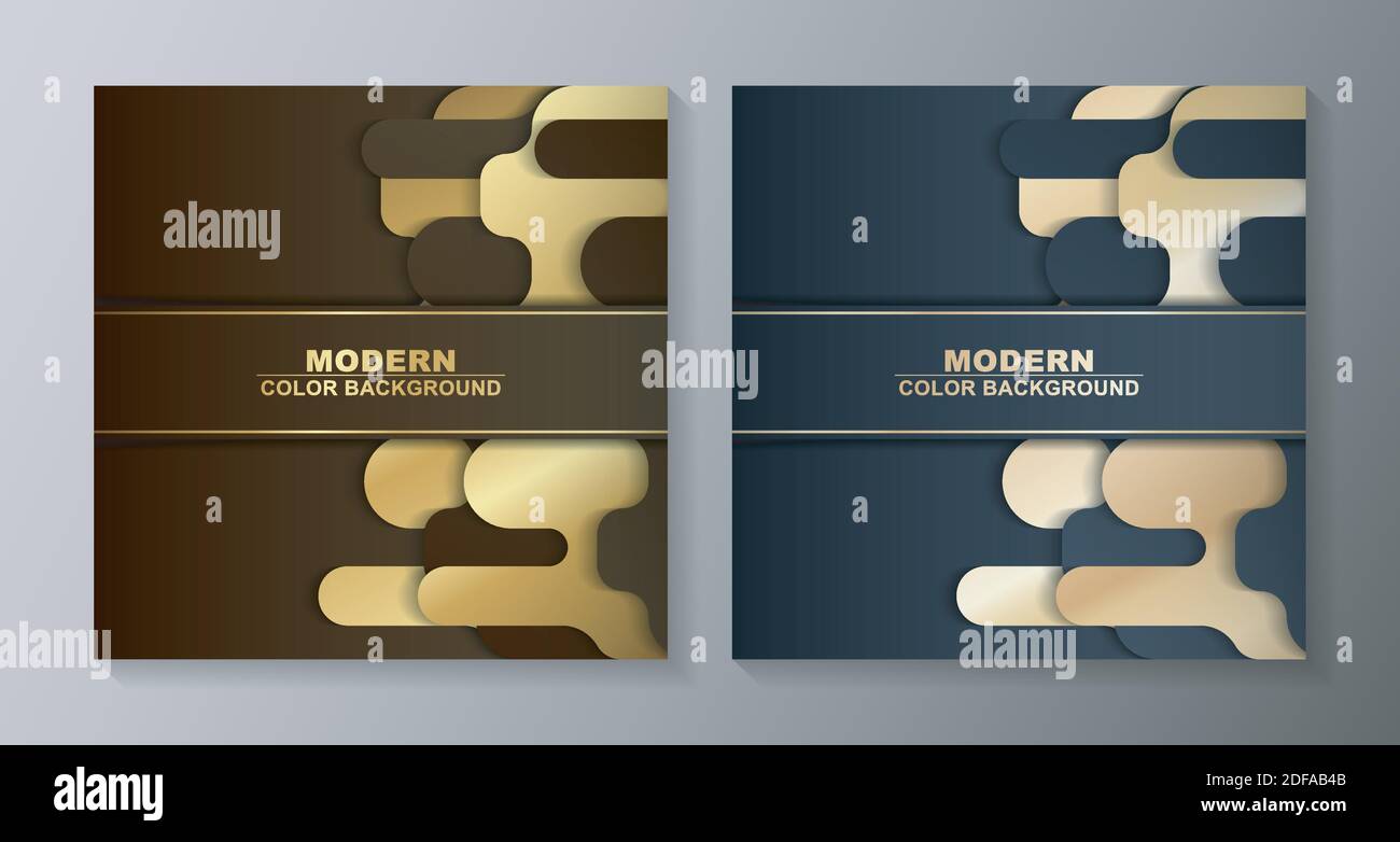 Couverture minimale en or. Motif d'affiche abstrait géométrique vectoriel. Illustration de Vecteur