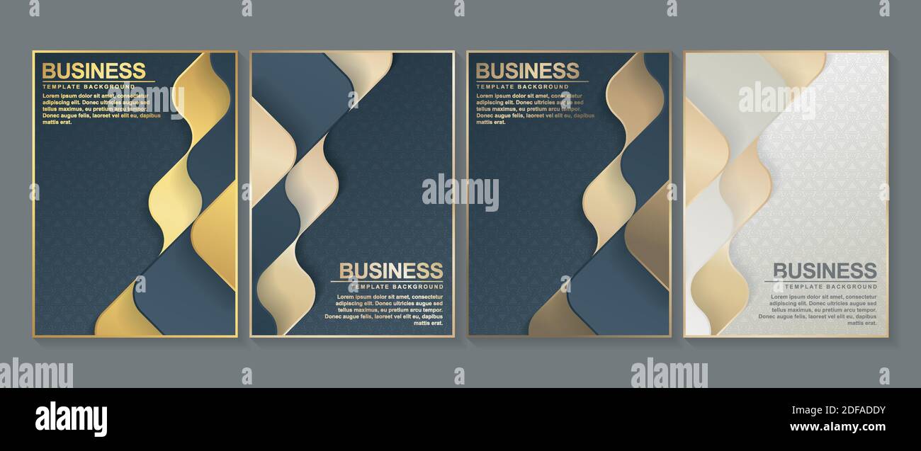 Couverture minimale en or. Motif d'affiche abstrait géométrique vectoriel. Illustration de Vecteur