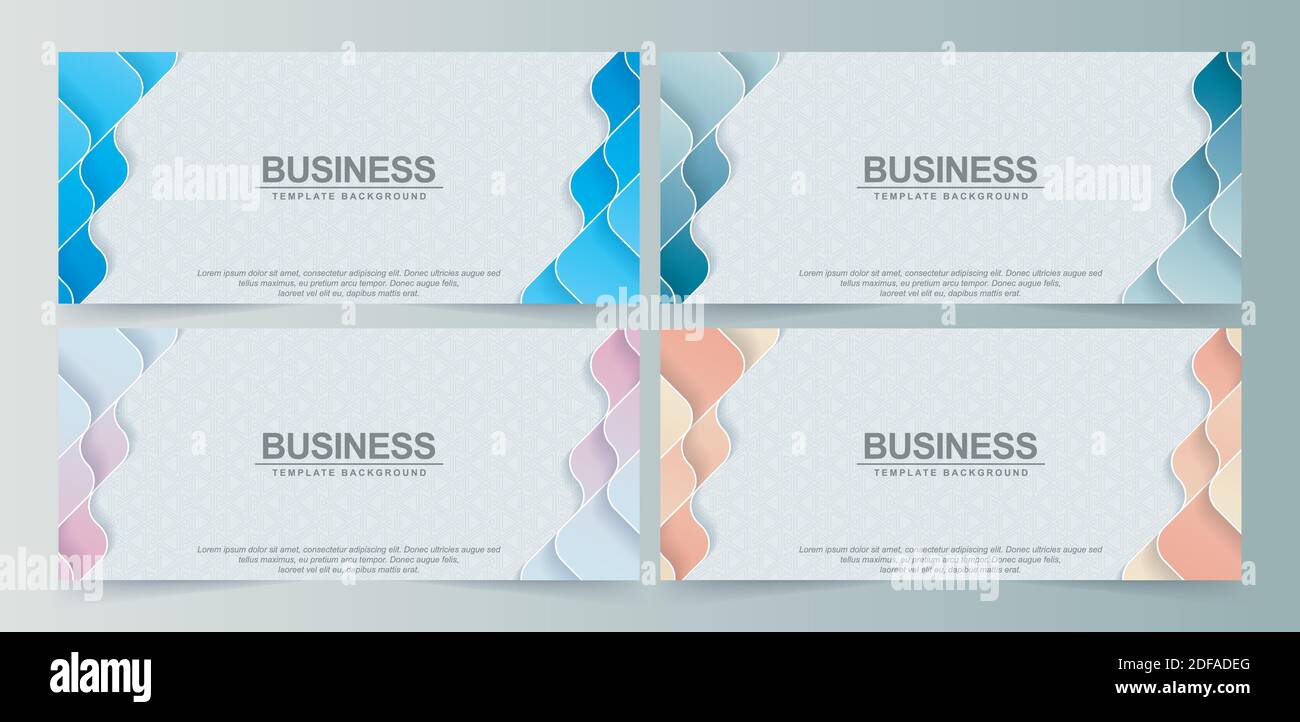 Motif bannière abstrait coloré Illustration de Vecteur