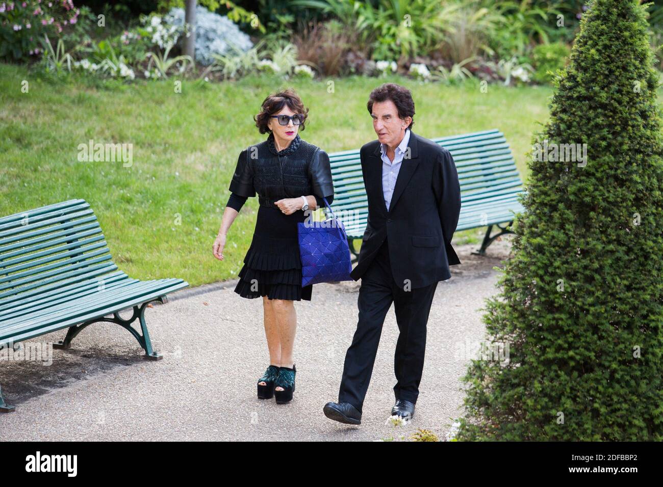 Jack Lang et son épouse Monique Lang - Franck Riester, ministre de la