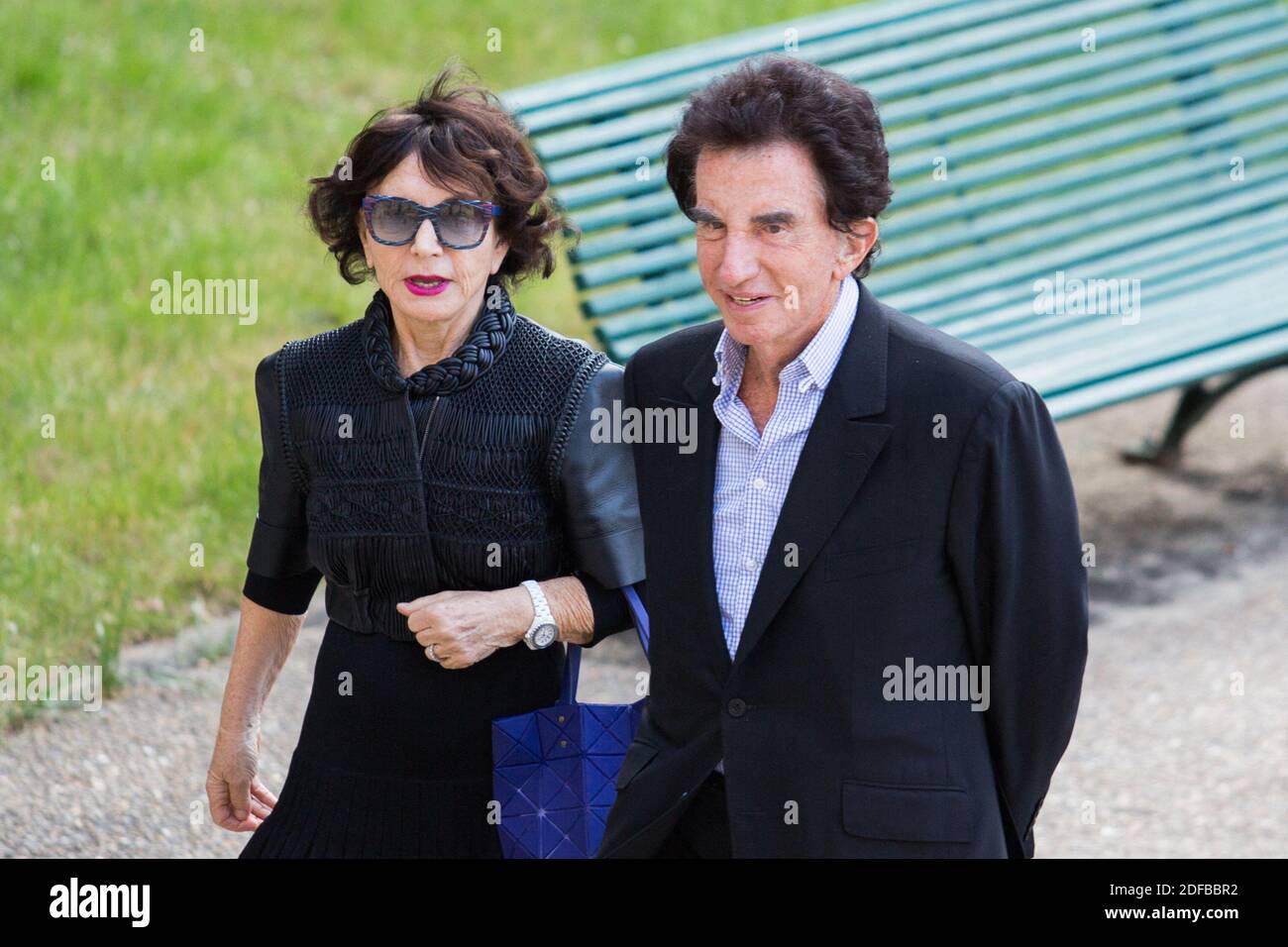 Jack Lang et son épouse Monique Lang - Franck Riester, ministre de la