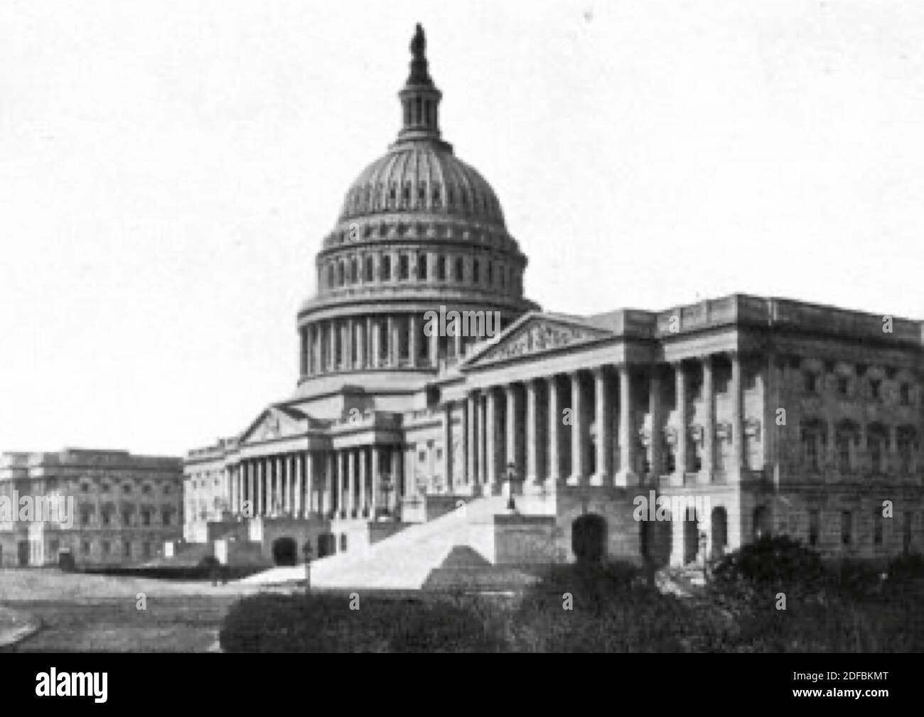 Photographie ancienne de la Maison Blanche, Washington, début des années 1900 Banque D'Images