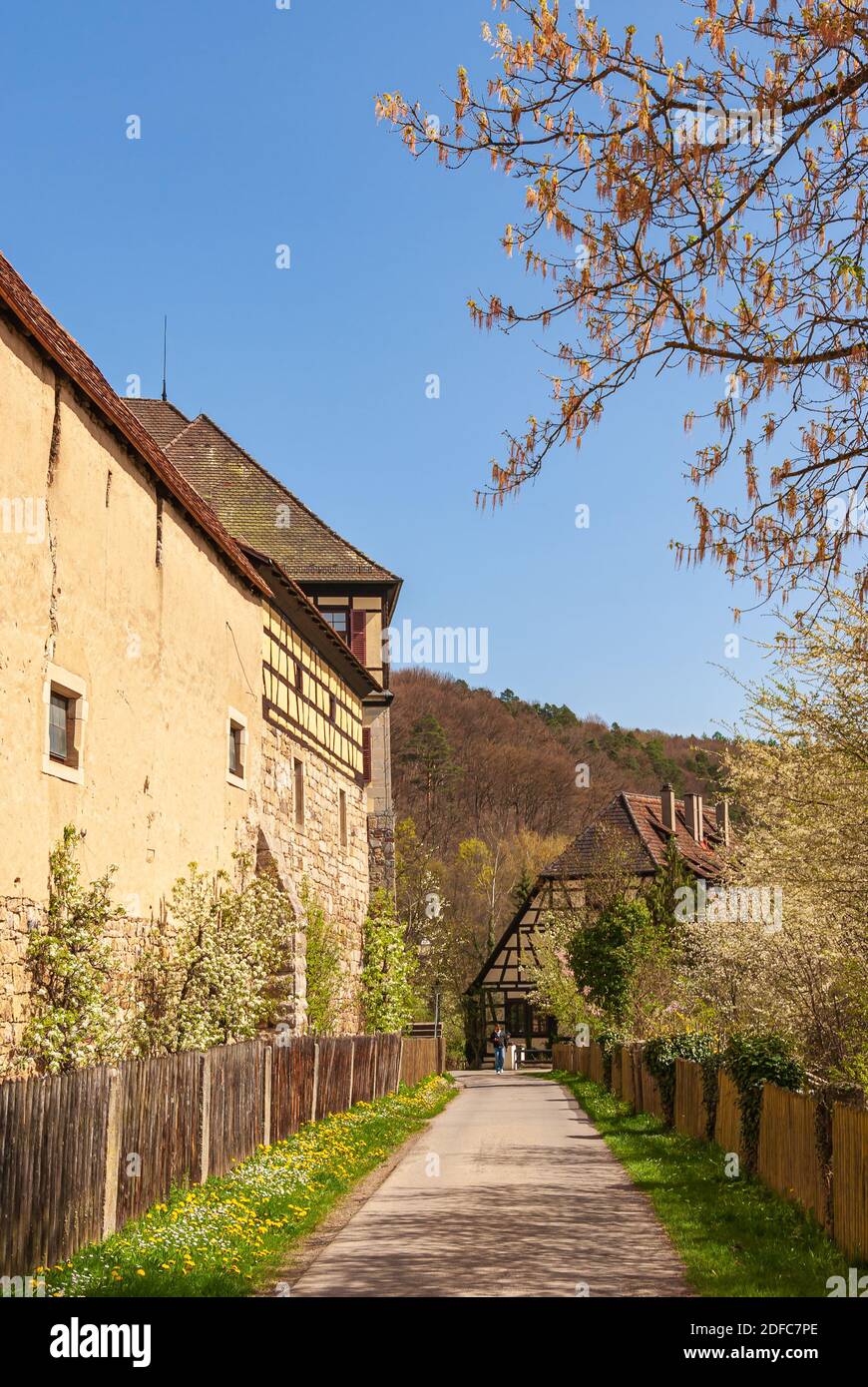 Impressions du village et du palais et monastère de Bebenhausen près de Tübingen, Bade-Wurtemberg, Allemagne. Banque D'Images