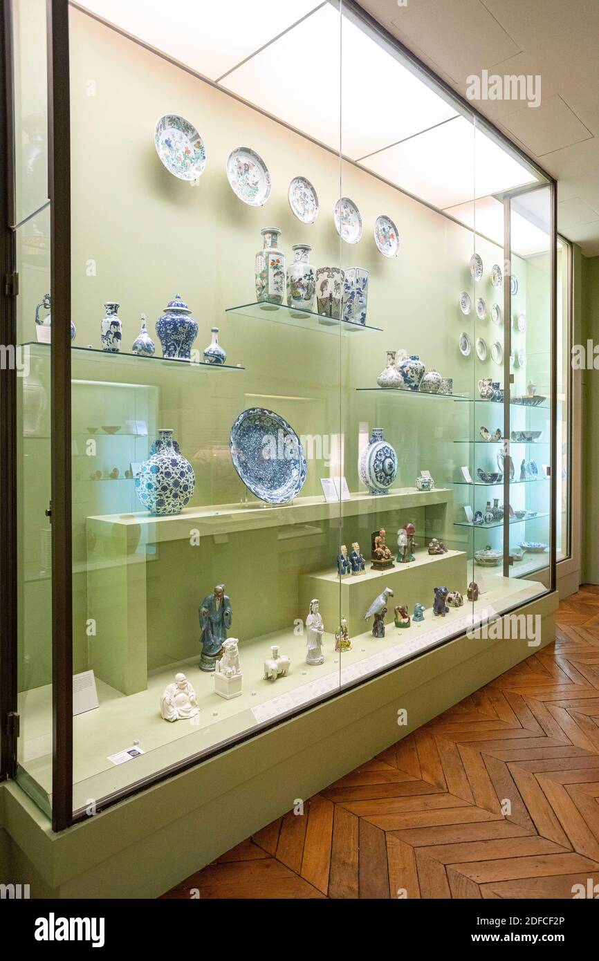 France, hauts de Seine, Sèvres, la Manufacture de Sèvres, Musée national de céramique, département de porcelaine chinoise Banque D'Images